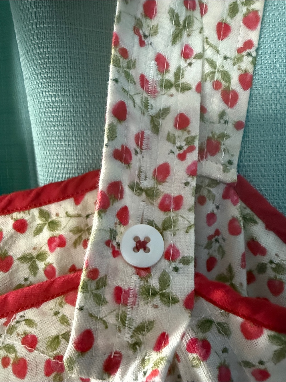 Christy Dawn Chiara strawberry print dress, XS - excellent condition! - Picture 3 of 6